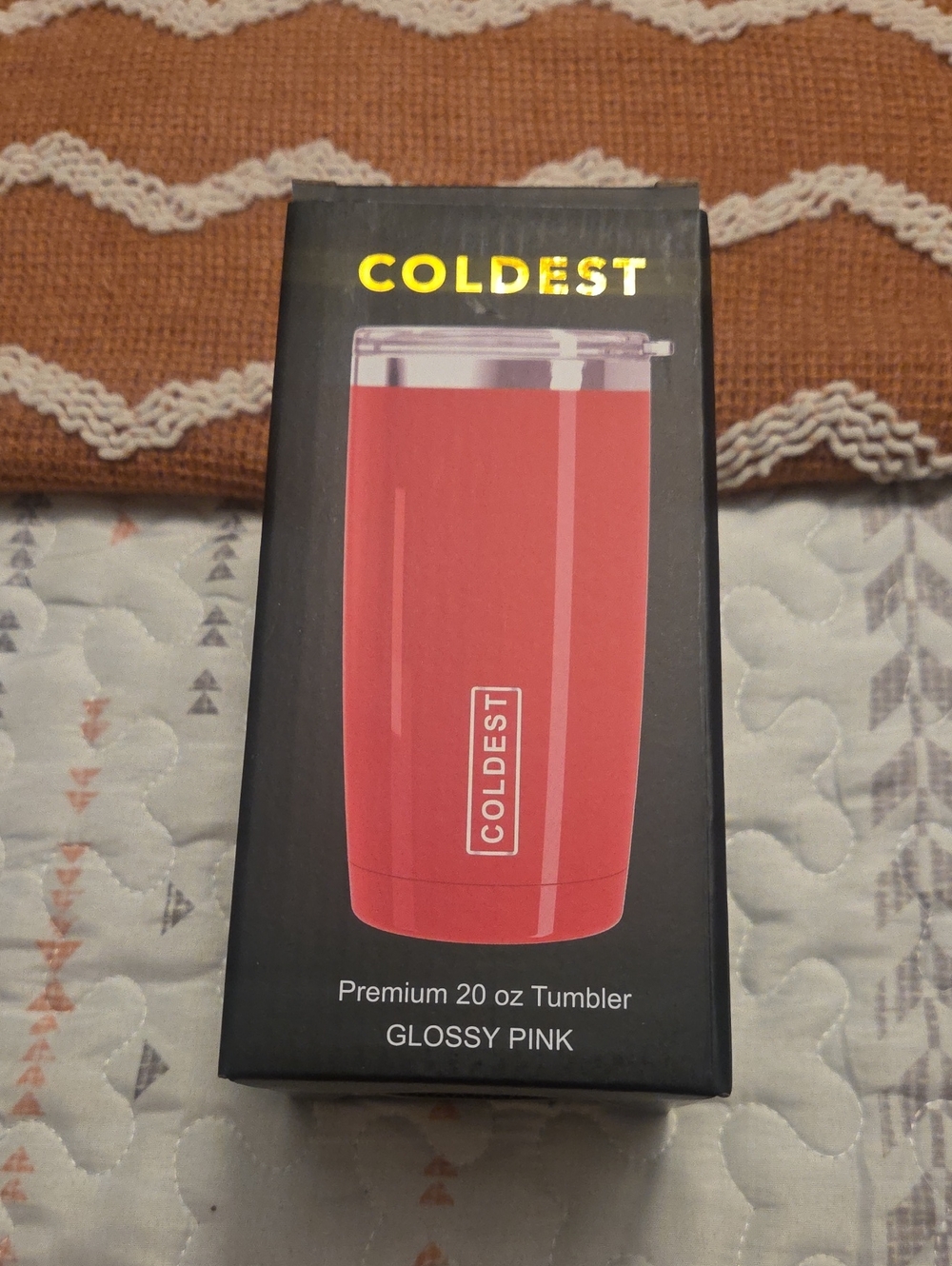 20 oz Premium Coldest Glossy Pink Limited Edition